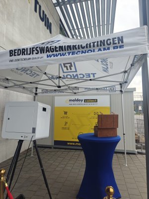 Photobooth op opendeurdag van Maldoy