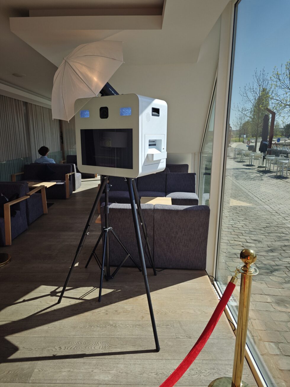 Klassieke photobooth tijdens een event